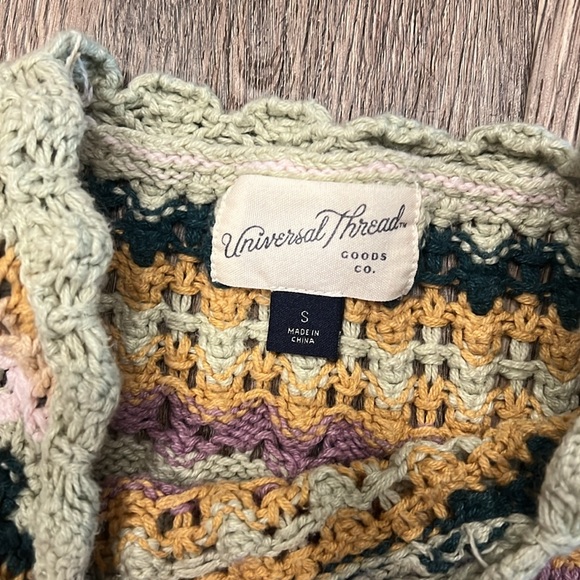 Universal Thread Multicolor Crochet Tank Top - Picture 2 of 3